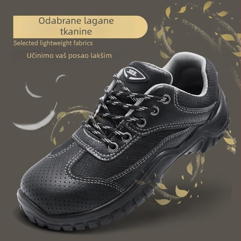 Izolirane sigurnosne cipele s ocjenom 6KV, lagane i prozračne (teleća koža, niski gornji dio)