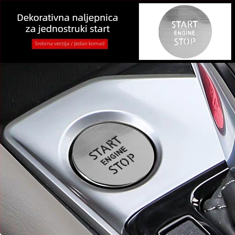 Elektronička pločica naljepnica za ručnu kočnicu – aluminijska legura, prozirna prema svjetlu, za Nissan Serena C27, Podrijetlo Guangdong, prilagodljivo obraduvanje
