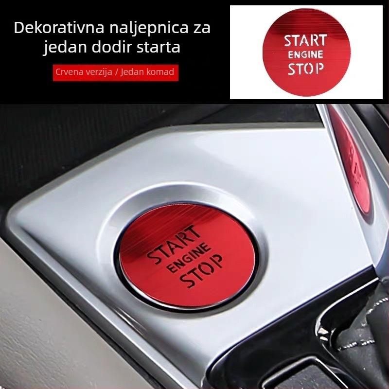 Elektronička pločica naljepnica za ručnu kočnicu – aluminijska legura, prozirna prema svjetlu, za Nissan Serena C27, Podrijetlo Guangdong, prilagodljivo obraduvanje