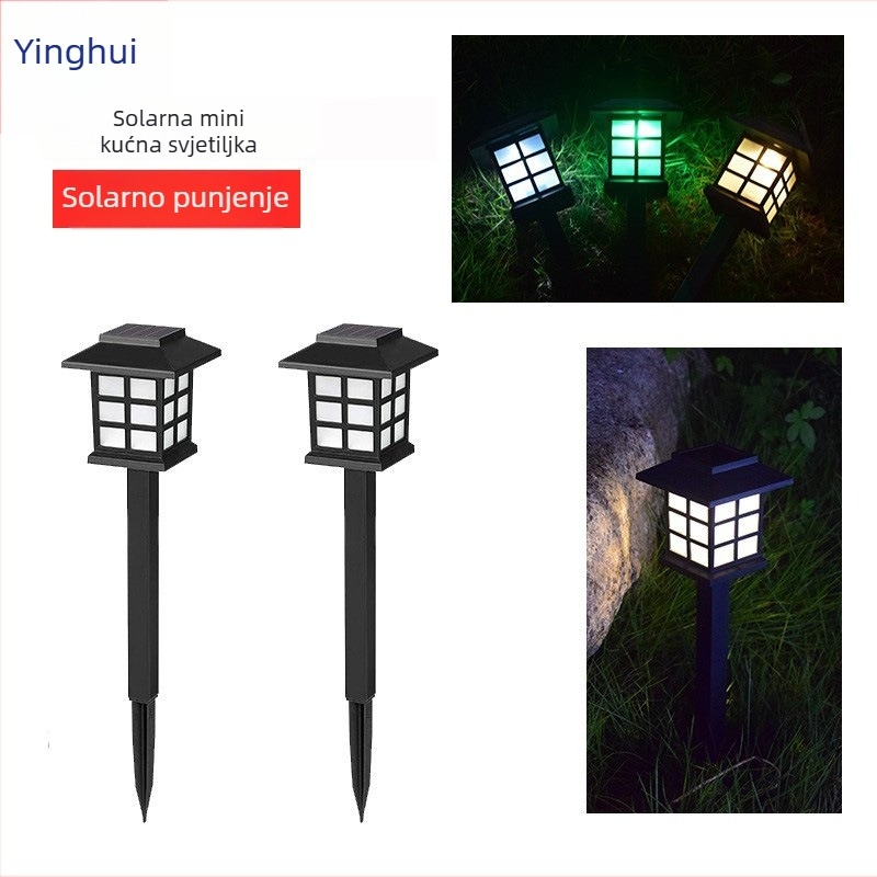 Solarna vrtna svjetiljka Firefly Rh-1122, toplo svjetlo, 0,2 W, vrijeme osvjetljenja 6–12 sati