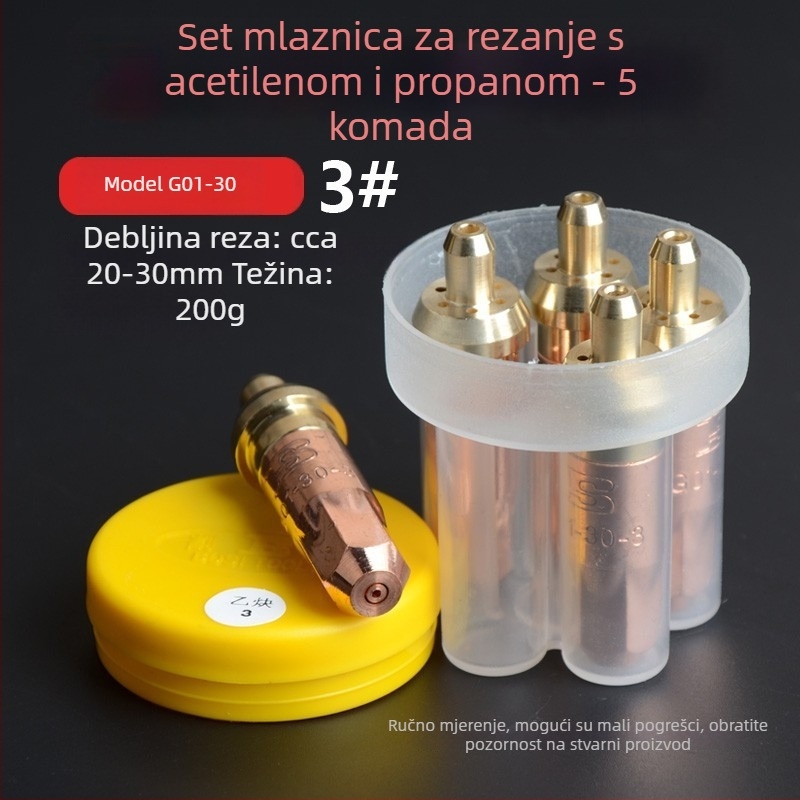 Persia mlaznica za rezanje plinskim plamenom za zavarivanje – prstenastog oblika plum blossom, model 01-30-100-300