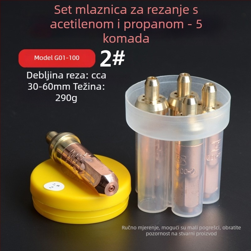 Persia mlaznica za rezanje plinskim plamenom za zavarivanje – prstenastog oblika plum blossom, model 01-30-100-300