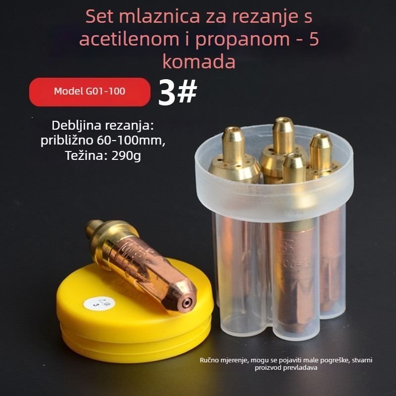 Persia mlaznica za rezanje plinskim plamenom za zavarivanje – prstenastog oblika plum blossom, model 01-30-100-300