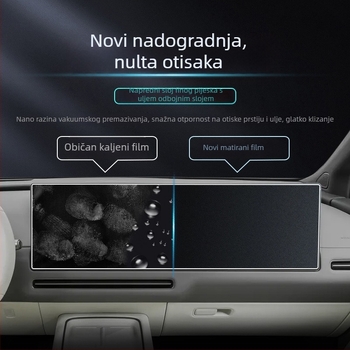 Staklena zaštitna folija za središnji zaslon navigacije Ideal – otporna na ogrebotine, otporna na habanje
