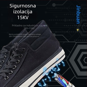 Jin bu’an izolacijske cipele, gumene, srednje gornji dio, zaštitne obuće