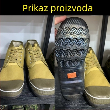 Izolirane električarske tenisice od platna, visokog gornjeg dijela (Materijal: platno; Gornji dio: visok; Tip: izolirane cipele)