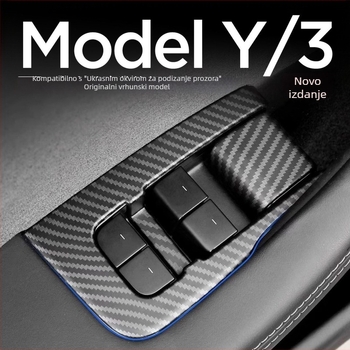 Tesla Model Y unutarnji dekorativni panel za kvaku vrata i gumb za podizanje