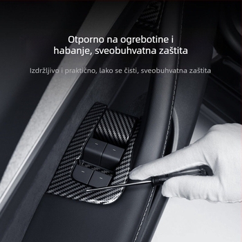 Tesla Model Y unutarnji dekorativni panel za kvaku vrata i gumb za podizanje