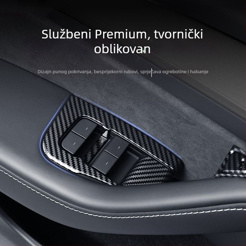 Tesla Model Y unutarnji dekorativni panel za kvaku vrata i gumb za podizanje