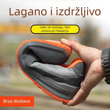 Sigurne cipele s čeličnom prstom – lake, prozračna, protuklizna, otporna na probijanje, otporna na habanje