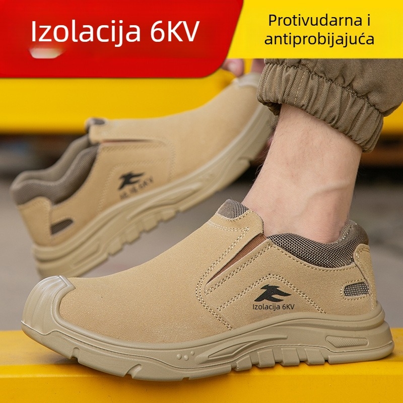 Izolirane radne cipele za električare s niskim gornjim dijelom, PU injekcijski dio gornje, otpornost na udarce, probijanje i iskrenje