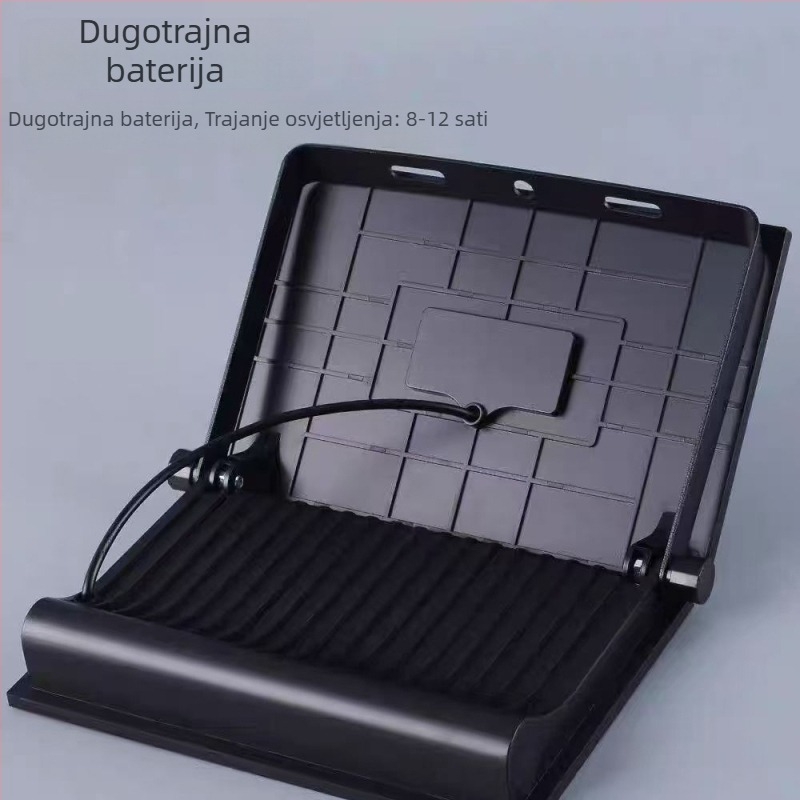 Sklopni solarni reflektor za vanjsku upotrebu — IP67 vodootporna vrtna lampa s daljinskim upravljačem, LED 2835, 3.7V, 12–16 sati rada, model Jdsl208