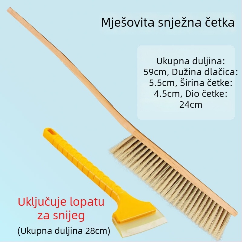 Četka za pranje automobila s dugom drškom i mekanim svinjskim dlačicama | Materijal: Drugo; Marka: Drugo; Vrsta: Četka za pranje automobila