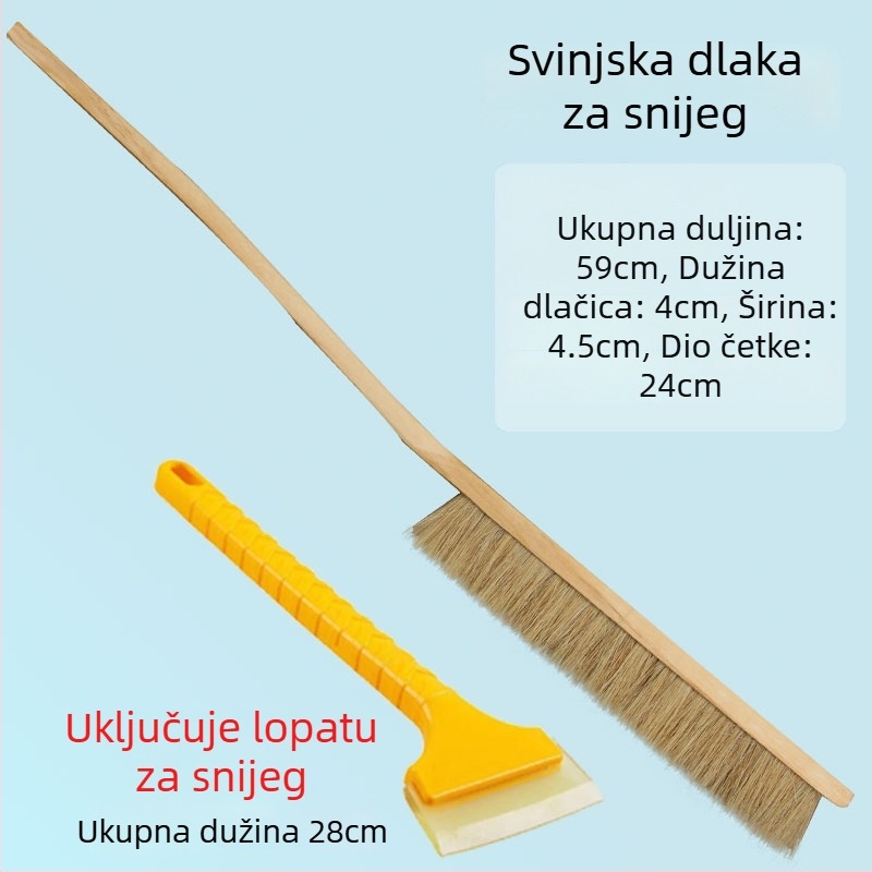 Četka za pranje automobila s dugom drškom i mekanim svinjskim dlačicama | Materijal: Drugo; Marka: Drugo; Vrsta: Četka za pranje automobila