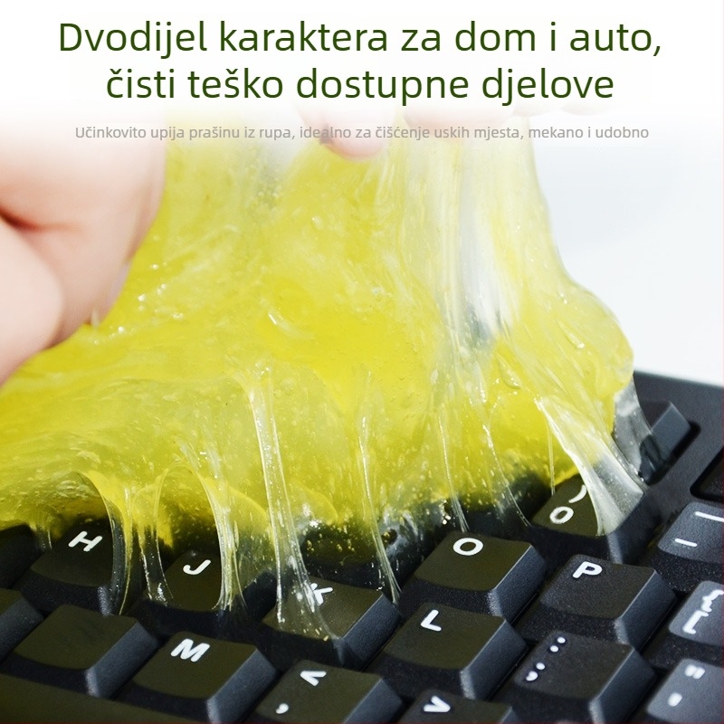 Alat za čišćenje unutrašnjosti automobila – fleksibilni ljepilo-čistač za prašinu i prljavštinu; težina 0.496 kg; Marka: Drugo; Licencirane privatne marke: Da; Glavno tržište: Japan i Južna Koreja