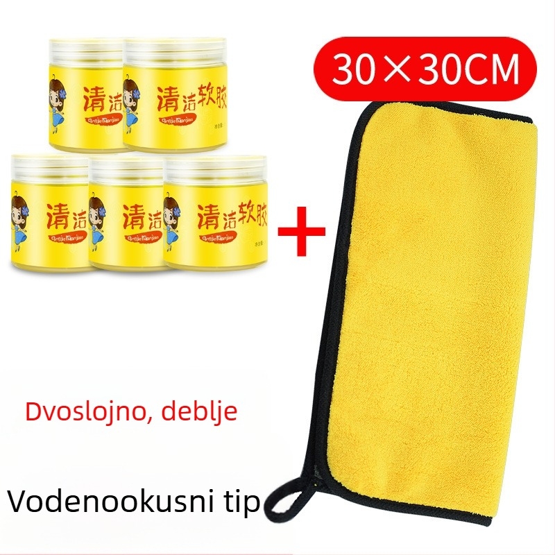 Alat za čišćenje unutrašnjosti automobila – fleksibilni ljepilo-čistač za prašinu i prljavštinu; težina 0.496 kg; Marka: Drugo; Licencirane privatne marke: Da; Glavno tržište: Japan i Južna Koreja
