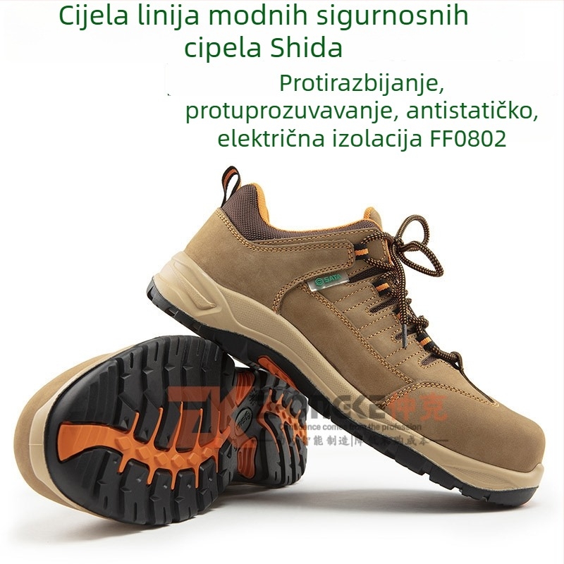 Izolirane sigurnosne cipele, Sata/Shida, koža od krave