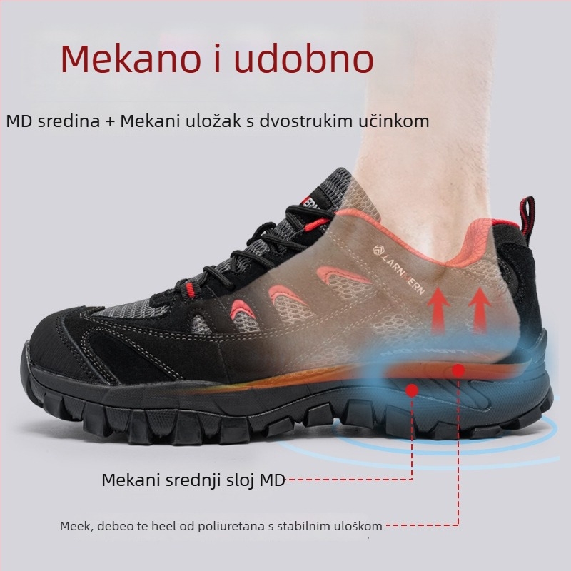 Langmeng Izolirane Radne Cipele – Niski Gornji Dio, Flyknit Mesh + Velur Koža
