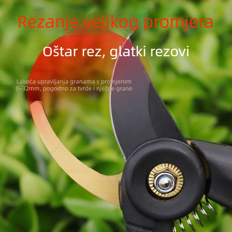 Ellisto Škare za podrezivanje drveća – za voćna stabla, ergonomski dizajn kojim se štedi energija, za vrt i cvijeće, kućna uporaba (Ellisto)