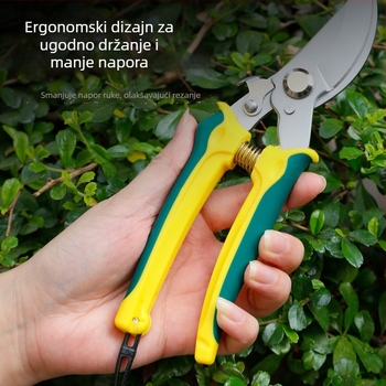 Škare za podrezivanje s nehrđajućeg čelika, otvor 30 mm, duljina oštrice 80 mm, promjer rezanja 10 mm, ukupna duljina 200 mm