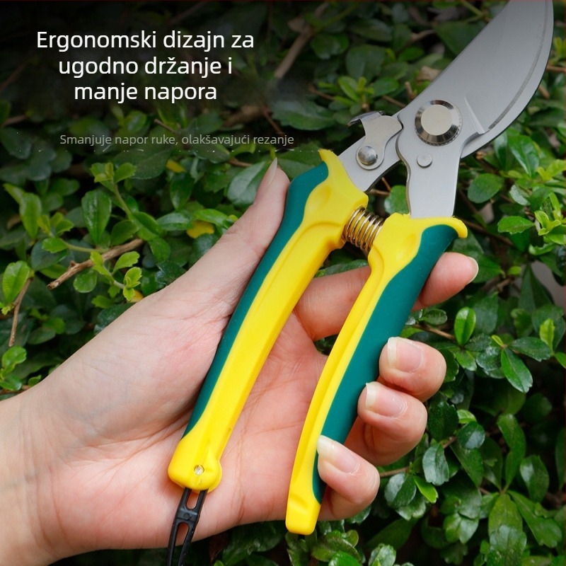 Škare za podrezivanje s nehrđajućeg čelika, otvor 30 mm, duljina oštrice 80 mm, promjer rezanja 10 mm, ukupna duljina 200 mm