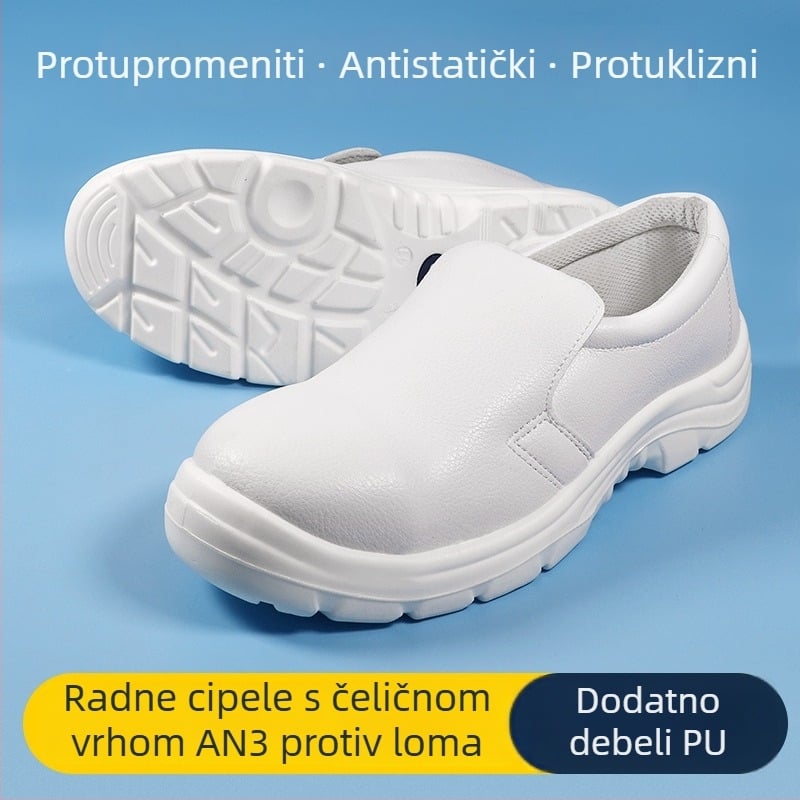 PU sigurnosne radne cipele s čeličnim prstom, zaštita od probijanja, zaštita od udara, antistatične