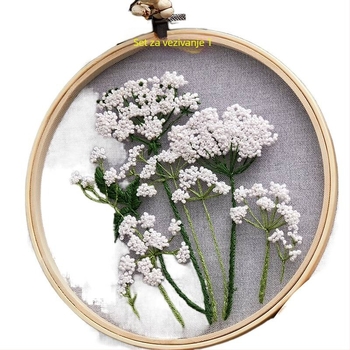 DIY set za broderanje s gazom – moderni stil, brend Unique, za početnike