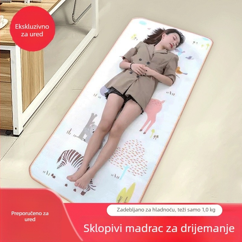 Otpornost na vlagu podni madrac za kućnu i uredsku upotrebu, prijenosni madrac za odmor za 1–2 osobe, različite veličine 70×180–100×200 cm