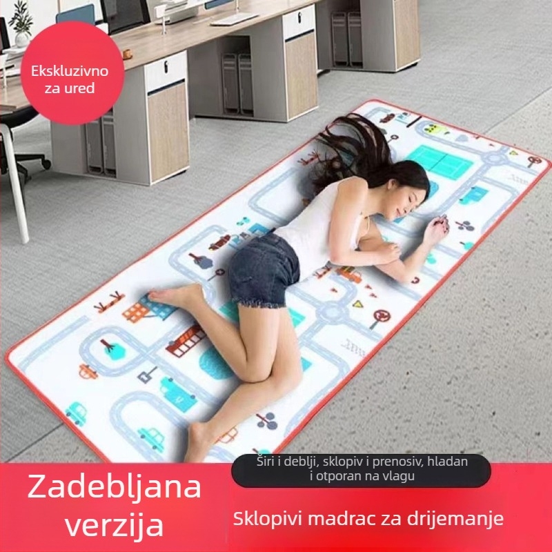 Otpornost na vlagu podni madrac za kućnu i uredsku upotrebu, prijenosni madrac za odmor za 1–2 osobe, različite veličine 70×180–100×200 cm