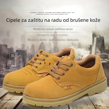 Lagane outdoor cipele s zaštitom od udara, probijanja i klizanja; potplat od teleće tetive; prozračne ljetne radne cipele za muškarce i žene
