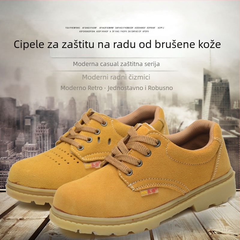 Lagane outdoor cipele s zaštitom od udara, probijanja i klizanja; potplat od teleće tetive; prozračne ljetne radne cipele za muškarce i žene