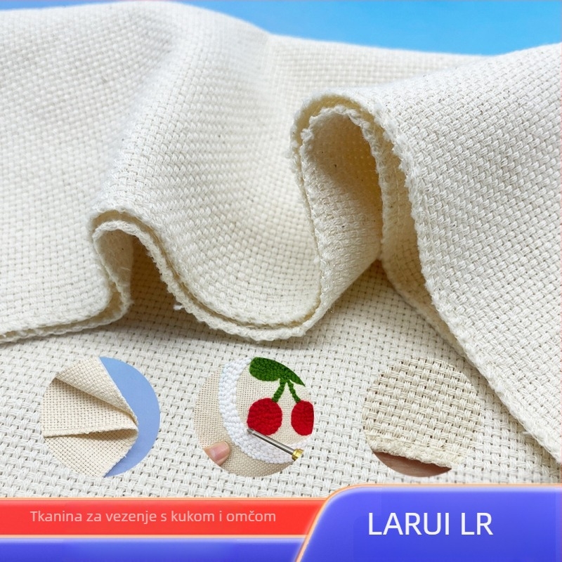 Platno za križićni bod, 14-count, završni rub, komplet za izradu šivanja DIY