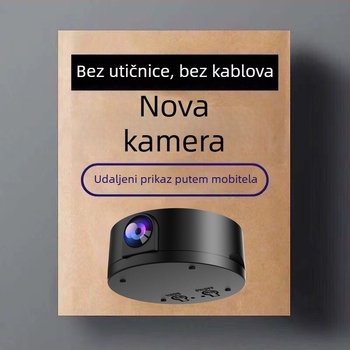 Bežična pametna kamera 1080p, kontrola putem mobilne aplikacije, domet 10–30 m, unutarnja upotreba, noćni vid