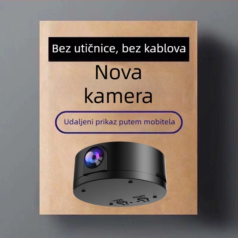 Bežična pametna kamera 1080p, kontrola putem mobilne aplikacije, domet 10–30 m, unutarnja upotreba, noćni vid