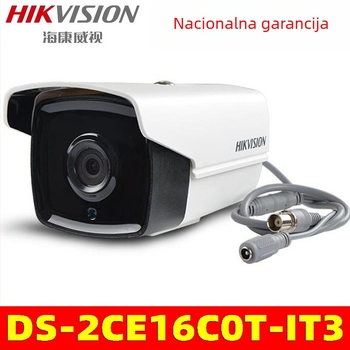 Hikvision DS-2CE16C0T-IT3 720P koaksijalna HD sigurnosna kamera s ABS kućištem - radna temperatura -35°C do 60°C