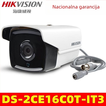 Hikvision DS-2CE16C0T-IT3 720P koaksijalna HD sigurnosna kamera s ABS kućištem - radna temperatura -35°C do 60°C