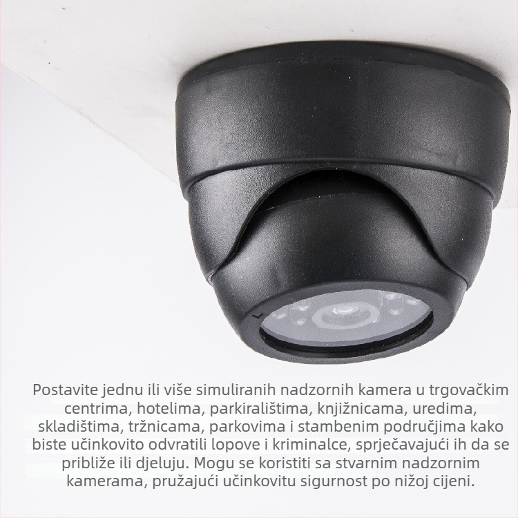 Unutarnja lažna kamera u obliku školjke sa svjetlom