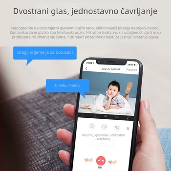 Ezviz C1C/C1HC/C2C bežična unutarnja širokokutna kamera 1080p za daljinsko praćenje putem mobitela