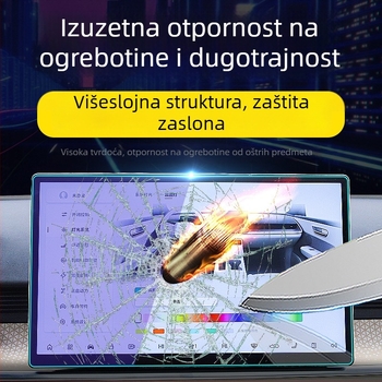 TPU zaštitnik zaslona navigacije autom Xiaopeng G7 — jednopločno oblikovanje, otporno na visoke i niske temperature, otporno na ogrebotine i habanje, otporno na otiske prstiju