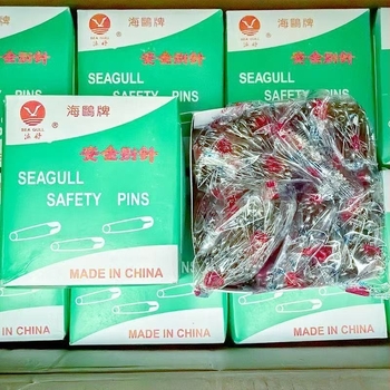 Seagull brendirani sigurnosni pinovi — metalni, model 2212, pakirani u kutiji