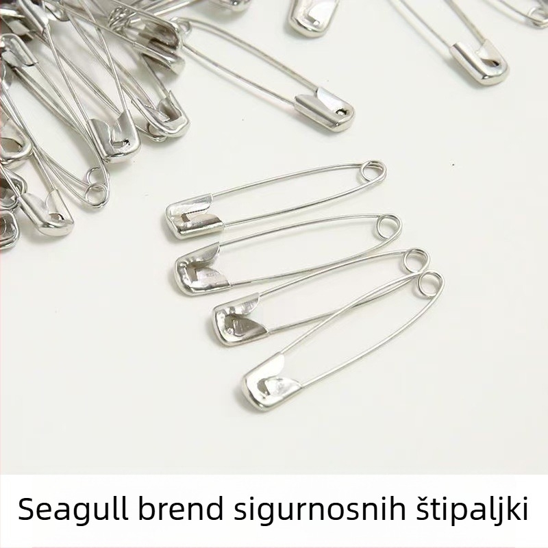 Seagull brendirani sigurnosni pinovi — metalni, model 2212, pakirani u kutiji