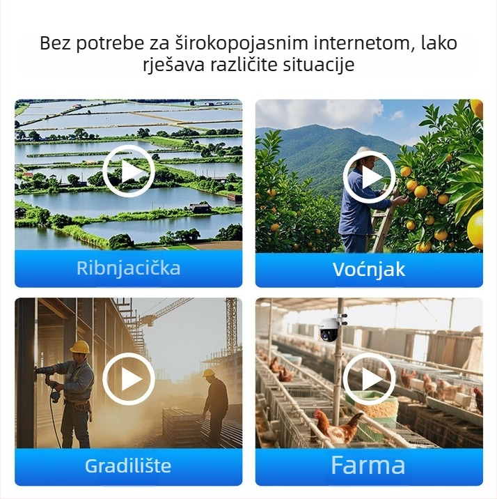 Vanjska 5MP Wi-Fi 6 dome kamera s noćnim vidom, dvostrani zvuk, 4mm objektiv