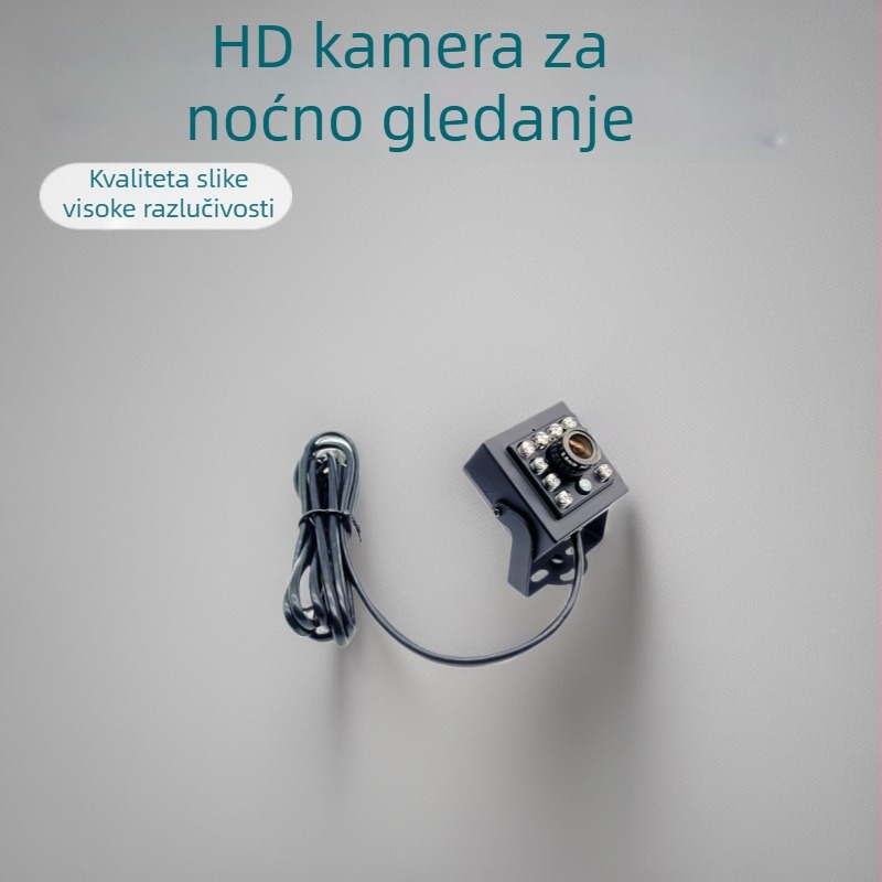 2 MP USB mini kamera s 940 nm infracrvenim noćnim vidom, kvadratna 42×42 mm, HD bežična kamera