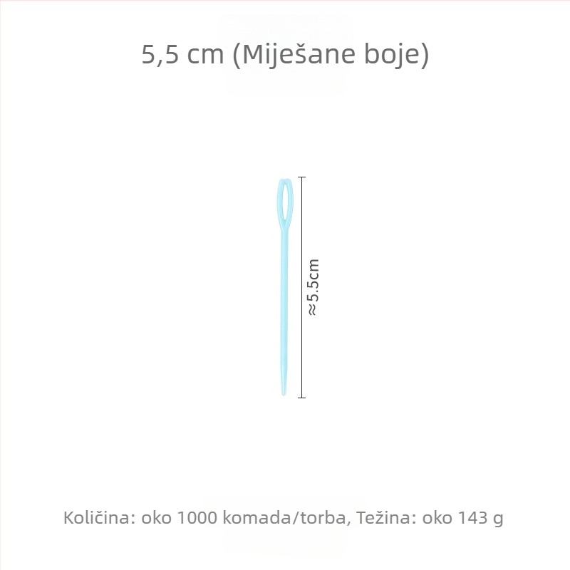 Plastična igla za pletenje – ručni alat za šivanje džempera, DIY, više specifikacija, marka xxf, težina 510 g, moderan stil