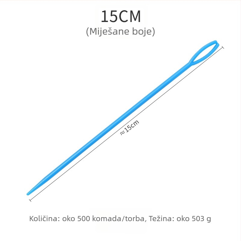 Plastična igla za pletenje – ručni alat za šivanje džempera, DIY, više specifikacija, marka xxf, težina 510 g, moderan stil