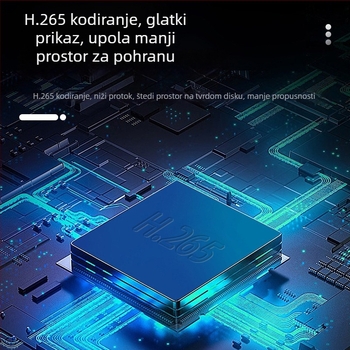 AIHKWASION vanjska vodootporna kamera za nadzor, 4MP HD, dvostruka leća, solarno napajanje, AI kamera