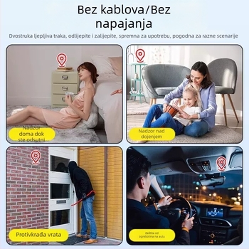 Unutarnja pametna kamera za nadzor, 1 kamera, domet 0–10 m, oštrina 700–1080 TVL, HTTP povezivanje, podržava mobilnu aplikaciju, model C6