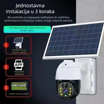 IP kamera s 4 mm Objektivom, 2K rezolucija, noćni vid, unutarnja i vanjska uporaba