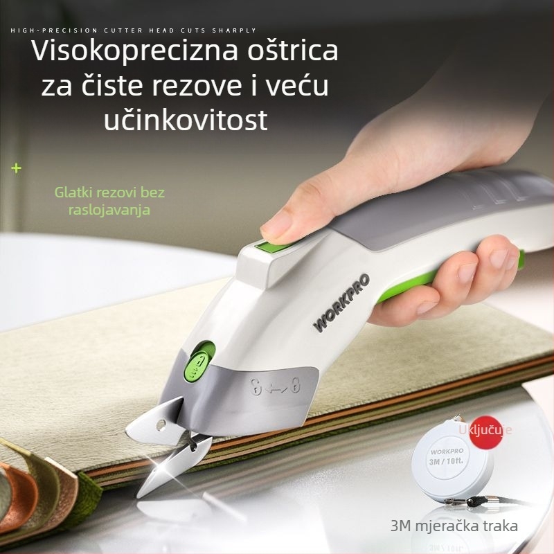 Električne škare za tkanine i kožu, 36V, litijeva baterija, punjiva, univerzalni tip, bez udara