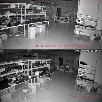 Rui Doctor 2 WiFi dome kamera, 3 inča, unutarnja i vanjska upotreba, potpuno u boji, tiha, vodootporna, infracrveno nadgledanje